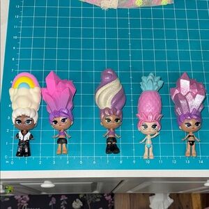 Blume Secret Surprise Dolls Lot of 6 Opened Dolls Not Complete